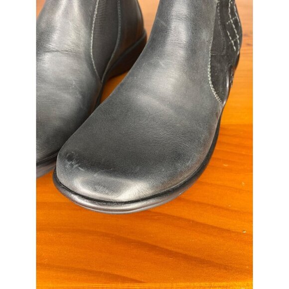 Romika By Josef Seibel Black Leather Chelsea Boots Size 6/EU 37  Comfortable - Picture 6 of 8